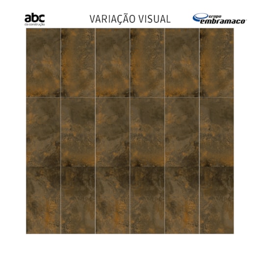 Porcelanato Embramaco Gran Cortén Steel 62x122Cm Retificado  - Imagem principal - 253503f9-5db9-4be7-91f8-cbb44bc66b73