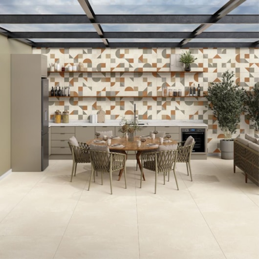 Porcelanato Embramaco Gran Geo Color 60601 62x122xm Retificado - Imagem principal - abf93870-19d7-477c-8d18-514958caaed9