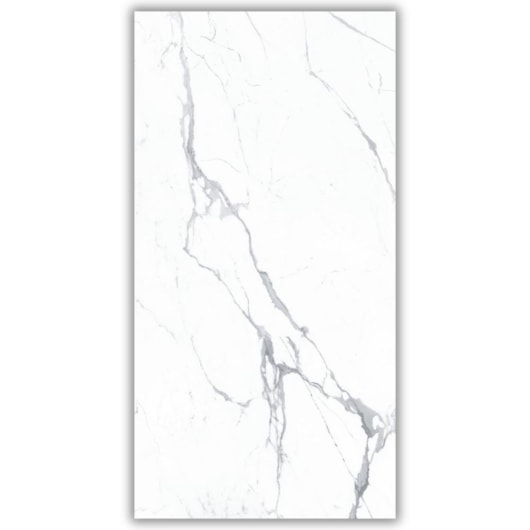 Porcelanato Embramaco Grandi Statuario Satiny 94x184cm Retificado - Imagem principal - 86098f6f-9d9e-42f1-b621-255bbdc7240e