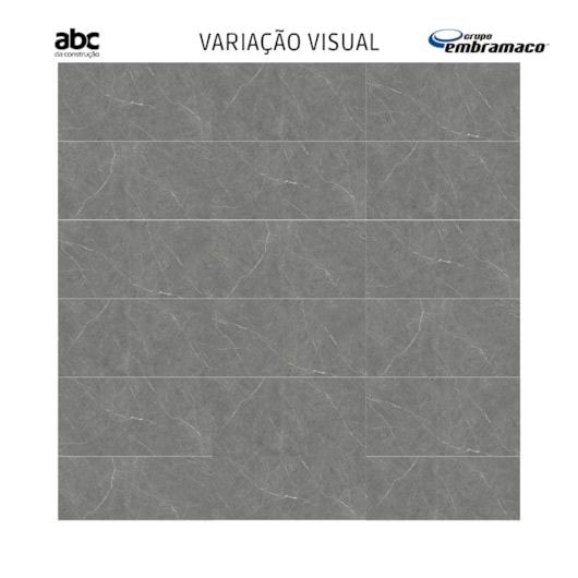 Porcelanato Embramaco Marmi Grafite Satiny 60590 62x122cm Retificado - Imagem principal - c3e9d33f-5bf8-4411-ae23-f00ed01e136b