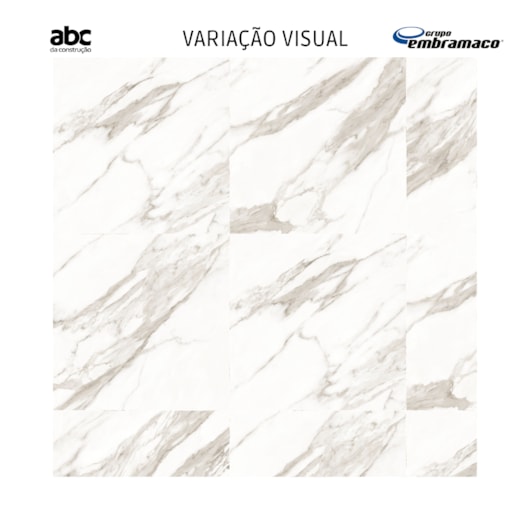 Porcelanato Embramaco Marmo Argos Satiny 94002 94x94cm Retificado - Imagem principal - 3b7eba3e-0e95-403c-8c25-740bc0591d80