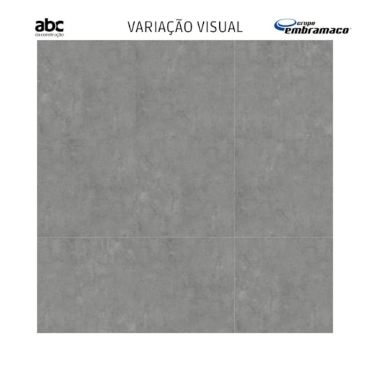 Porcelanato Embramaco Master District Gray 123002  Acetinado 123x123cm Retificado - Imagem principal - fdaef61d-351d-4dc2-8218-0c4e2f2b1087