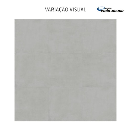 Porcelanato Embramaco Master Gales Gray Acetinado 123x123cm Retificado - Imagem principal - 45c96b13-064d-4ddf-926f-36755d50340a