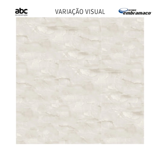 Porcelanato Embramaco Master Onix Cream Premium 123005  Acetinado 123x123cm Retificado  - Imagem principal - 18811f3f-7fe1-4316-808c-9e297a5bd44e