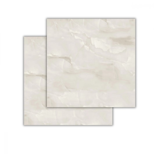 Porcelanato Embramaco Master Onix Cream Premium 123005  Acetinado 123x123cm Retificado  - Imagem principal - 7858b519-7539-4b2d-a2dd-beb37600934b