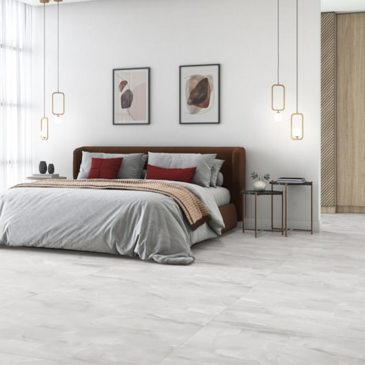 Porcelanato Embramaco Master Onix Cream Premium Acetinado 122x122cm Retificado - Imagem principal - 05086c72-5b57-4b75-a0e1-48659e8d933a