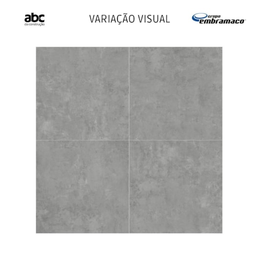 Porcelanato Embramaco Max District Gray 71216 71x71cm Retificado - Imagem principal - 5af0d625-c65d-49a0-aa9e-a2a437fe7d79