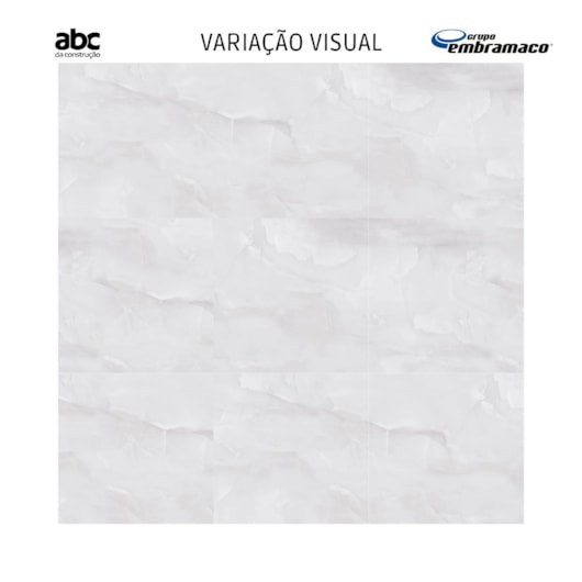 Porcelanato Embramaco Ônix Premium Plus Mármore Acetinado 83x83cm Retificado - Imagem principal - 74a19cf8-43f1-40c8-9a78-f260a67016dc
