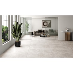 Porcelanato Embramaco Soft Concret Plus Cinza 83029 Acetinado 83x83cm Retificado