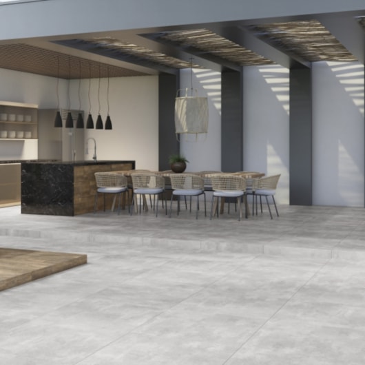 Porcelanato Embramaco Soft Concret Plus Cinza 83029 Acetinado 83x83cm Retificado - Imagem principal - a3fd5ee6-1c5f-4559-aca9-22fdf64b949e