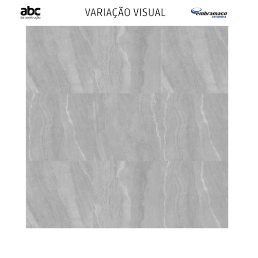 Porcelanato Embramaco Stone Portland Satiny 94x94cm Retificado  - Imagem principal - 499916a1-0cf5-4ada-8beb-6558846515c2