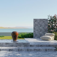 Porcelanato Embramaco Stone Vulcânico Blue 61,8x61,8cm Retificado