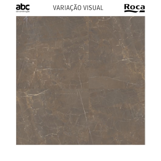 Porcelanato Esmaltado 120x120cm Retificado Marble Sorrento Acetinado Roca - Imagem principal - b20acbcf-4544-4c60-bada-5b00827058d0