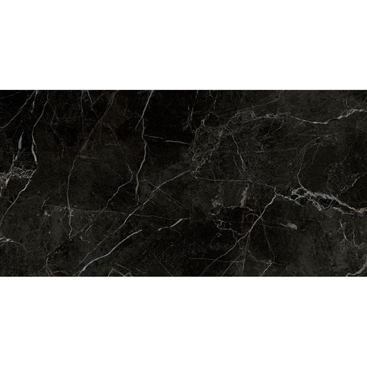 Porcelanato Esmaltado 60x120cm Retificado Venato Black Polido Roca - Imagem principal - 75ead704-91a1-4b1f-874a-3c67ce4d4af5