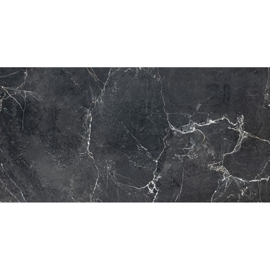 Porcelanato Esmaltado 60x120cm Retificado Venato Black Polido Roca - Imagem principal - 261187ad-c0d9-44f4-a152-103c2d73b870