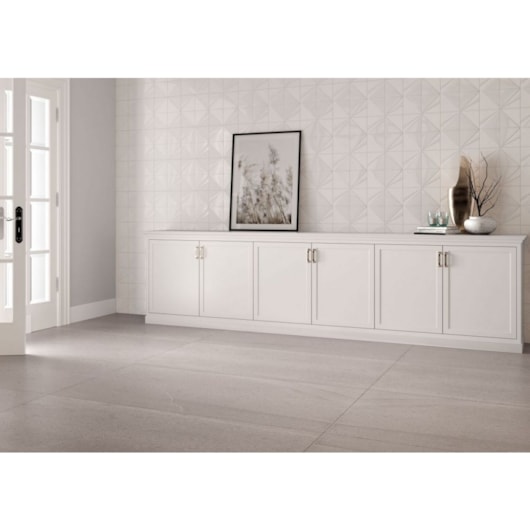 Porcelanato Esmaltado Acetinado Dunas Gris Eliane 80x160cm - Imagem principal - 4ea26c7b-e795-42b2-934a-b592c44c3414