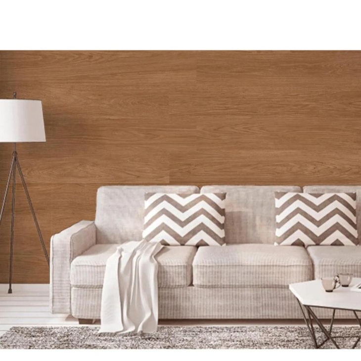 Porcelanato Incepa  Carvalho Marrom Acetinado 20x120cm Retificado