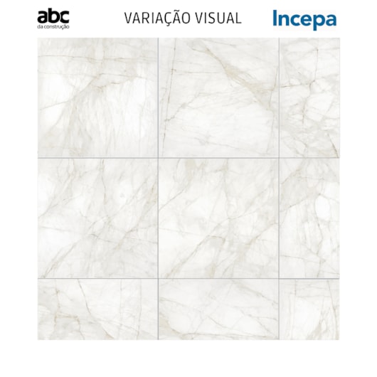 Porcelanato Incepa Marmo Real Acetinado 90x90cm Retificado - Imagem principal - a6d6b8f8-ed84-42bb-aca6-5287f299c847