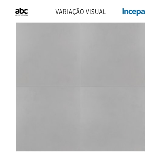 Porcelanato Incepa Pro Cement Acetinado 60x60cm Cinza Retificado - Imagem principal - aad1bd33-d7d0-41b4-aeb0-8b023c256f1e