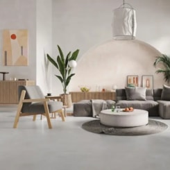 Porcelanato Incepa Pro Concrete Acetinado 90x90cm Retificado