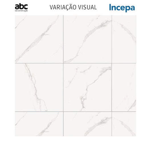 Porcelanato Incepa Venatino Acetinado 7mm 90x90cm Retificado - Imagem principal - 552dde2f-9c1f-4b82-b849-1b69974d864f