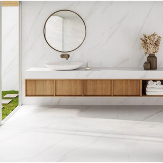 Porcelanato Incesa Aramis White Polido 120x120cm Retificado - Imagem principal - 1d591a80-ca91-48ba-ac2a-38d659e1fa28