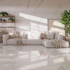 Porcelanato Incesa Calacata Imperial Polido 120x120cm Retificado