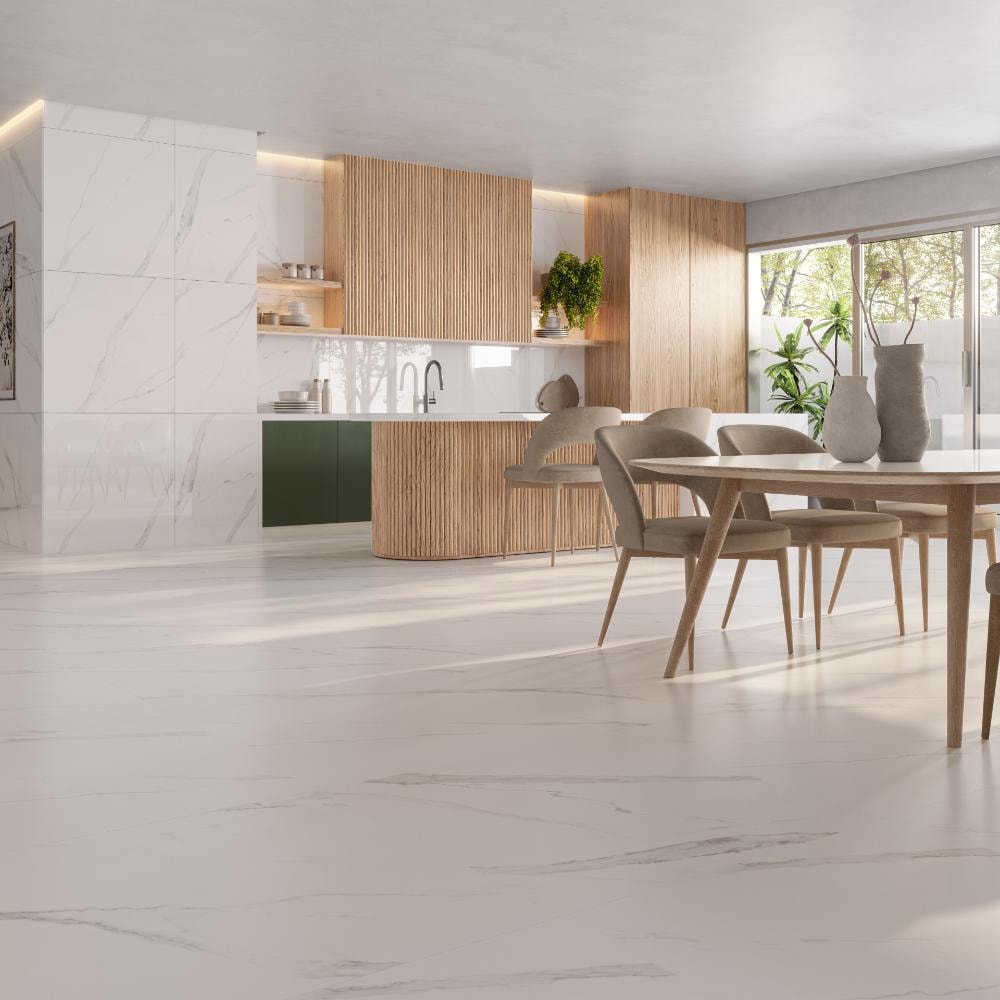 Porcelanato Incesa Calacata Imperial Cetim 90x90cm Retificado