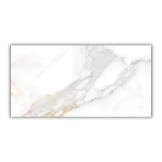 Porcelanato Incesa Calacata Supreme Polido 60x120cm Retificado - Imagem principal - bbe0c64e-aece-46ae-b68e-16f2ed2c5c34