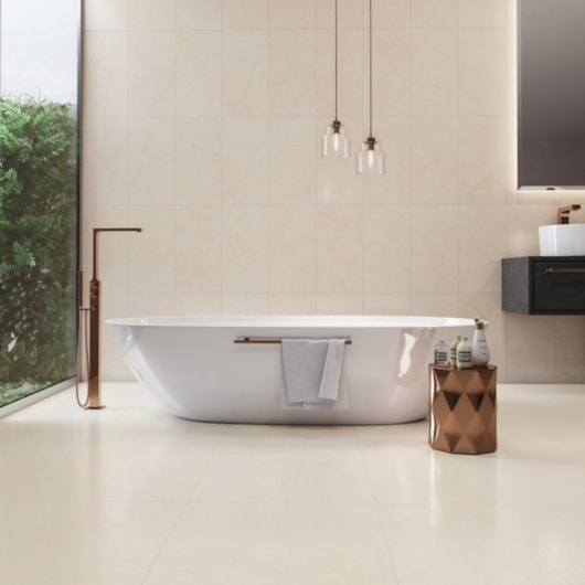 Porcelanato Incesa Champagne Branco Cetim Acetinado 60x60cm Retificado  - Imagem principal - 3a2c1c90-3dbb-4693-9b0e-a43334b5a497