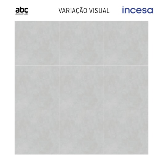 Porcelanato Incesa Dunne Gray Acetinado 120x120cm Retificado - Imagem principal - 63a0caf4-148e-4a0e-b5d3-302db61111f9