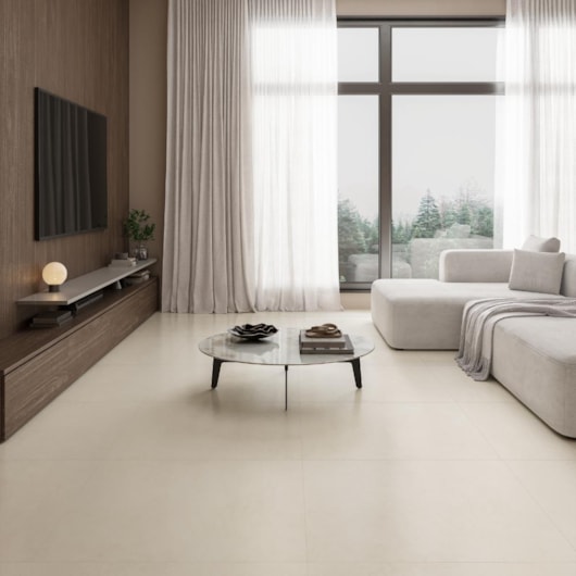 Porcelanato Incesa Habitar Bege Cetim 80x80cm Retificado - Imagem principal - 3ae87439-0e63-4578-863e-c8b34e29f1c6