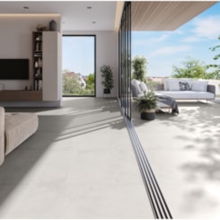 Porcelanato Incesa Habitar Cinza Cetim Acetinado 80x80cm Retificado