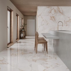 Porcelanato Incesa Marmo Gold 60x120cm Retificado