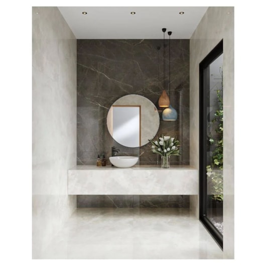 Porcelanato Incesa Olimpo White Cetim 90x90cm Retificado - Imagem principal - 0cffc07e-4e25-4354-b5bd-cf4232580fa2