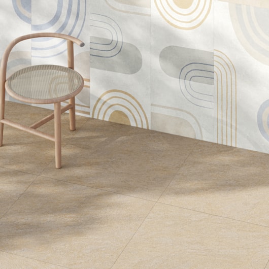 Porcelanato Incesa Portlant Bege Externo 80x80cm Retificado - Imagem principal - e33fce13-7942-4347-9608-f7619046fc80