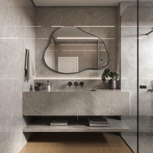 Porcelanato Incesa Serena Gray Polido 60x120cm Retificado - Imagem principal - 3dc07375-9977-462c-9a04-d75c92574ef8