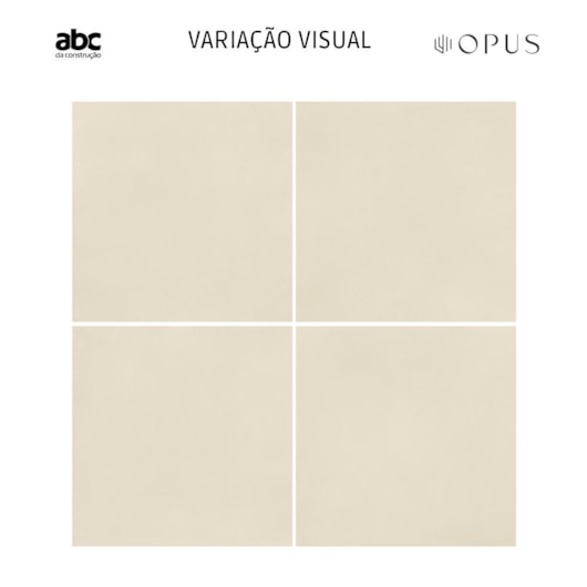 Porcelanato Opus Austin Acetinado Bege Plus 83x83cm Retificado - Imagem principal - e29657ea-7dbd-4d01-919b-7054285c3423