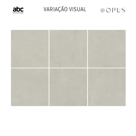 Porcelanato Opus Everest Acetinado Off White 94x94cm Retificado - Imagem principal - c7adcbe3-254e-41c8-83a8-331b76957e43