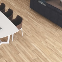 Porcelanato Portinari Abitare Hd Acetinado Bege 19x117cm Retificado