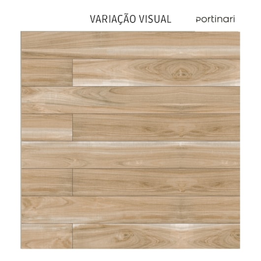 Porcelanato Portinari Abitare Hd Acetinado Bege 19x117cm Retificado  - Imagem principal - b5d739e9-f21c-4533-a328-4fd9060cb6e9