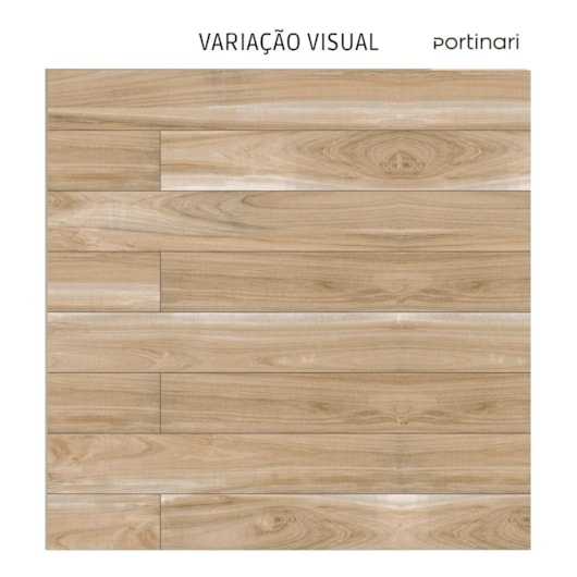 Porcelanato Portinari Abitare Hd Acetinado Bege 19x117cm Retificado - Imagem principal - 495f446e-0bb5-44ab-9893-ca81ff178421