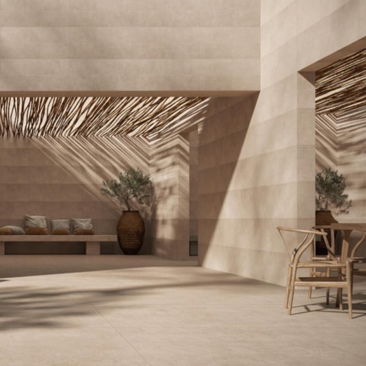 Porcelanato Portinari Argilas Decor Taupe Matte 40x120cm Retificado - Imagem principal - 48492e38-587d-4490-8524-56c6c196e7e7