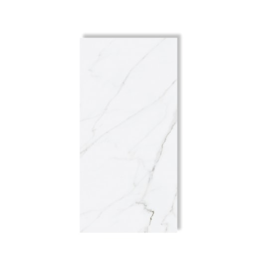 Porcelanato Portinari Calacata Classico Branco Acetinado 60x120cm Retificado  - Imagem principal - 20974d57-1ebb-48ec-a603-e69378228249