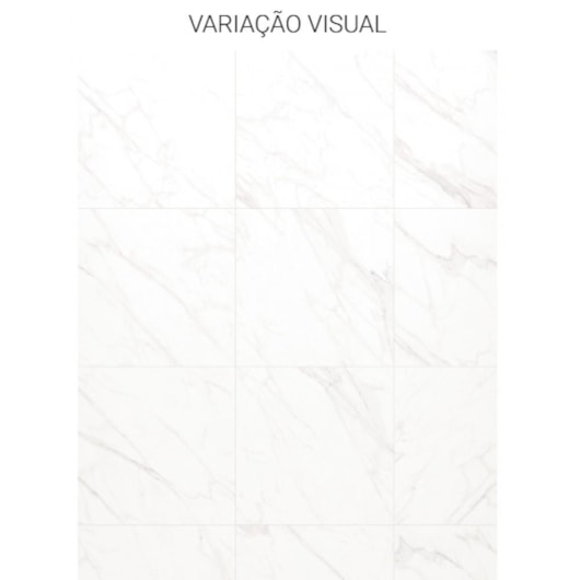 Porcelanato Portinari Calacata Clássico White Polido 90x90cm Retificado - Imagem principal - c61de369-0419-4a4b-a8da-88bea30c49ef