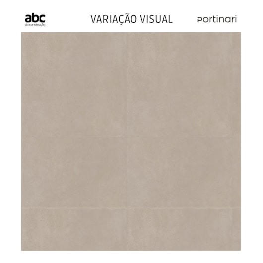Porcelanato Portinari Citta Be Natural 120x120cm Retificado - Imagem principal - 37099d6c-3fab-4d66-baee-5919c81601a7