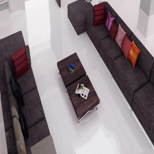 Porcelanato Portinari Croma Branco Polido 90x90cm Retificado - Imagem principal - aeefcd24-56ab-4745-993c-6927a26d0bb1