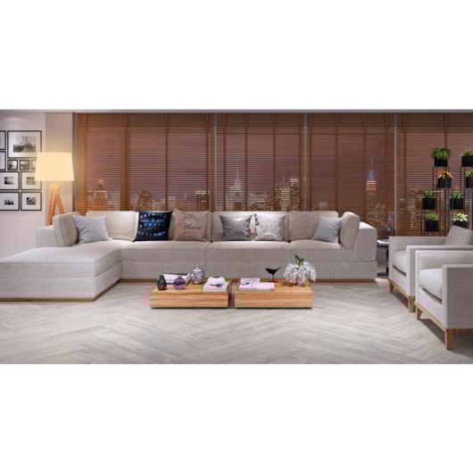 Porcelanato Portinari Giardino Wh Acetinado 20x120cm Retificado - Imagem principal - 91c721af-c16a-4d9e-a10e-dc9d131b5904