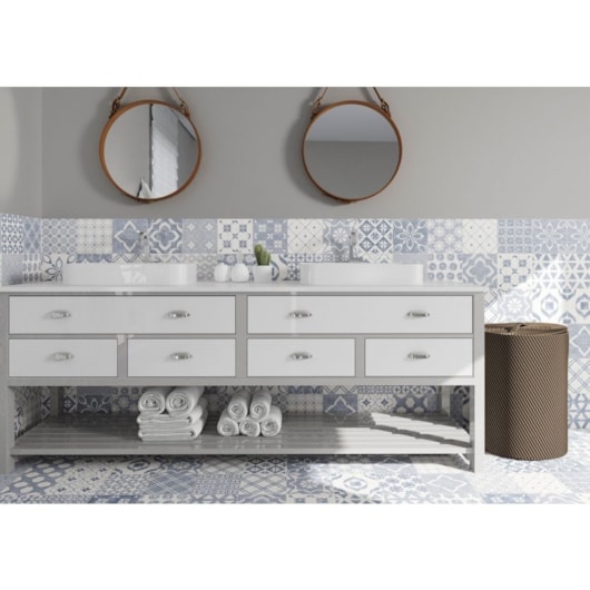 Porcelanato Portinari Lisboa Bl Natural 58,4x58,4cm Retificado - Imagem principal - 0e461bb5-bf46-4025-8ab7-39657fcef66a
