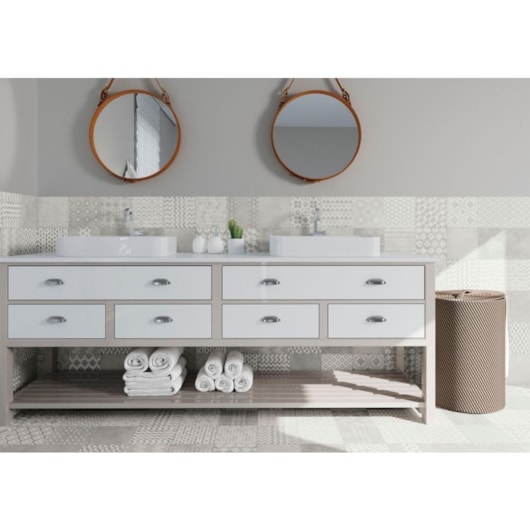 Porcelanato Portinari Lisboa Sgr Natural  58,4x58,4cm Retificado - Imagem principal - fd593477-037b-4cbb-99e3-2a9c5423429f